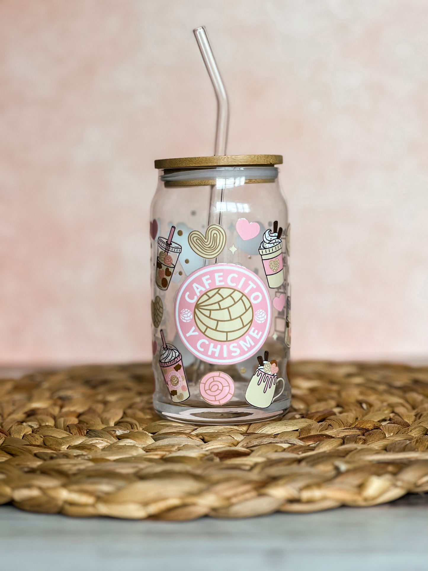 Cafecito & Chisme Libbey Can Glass