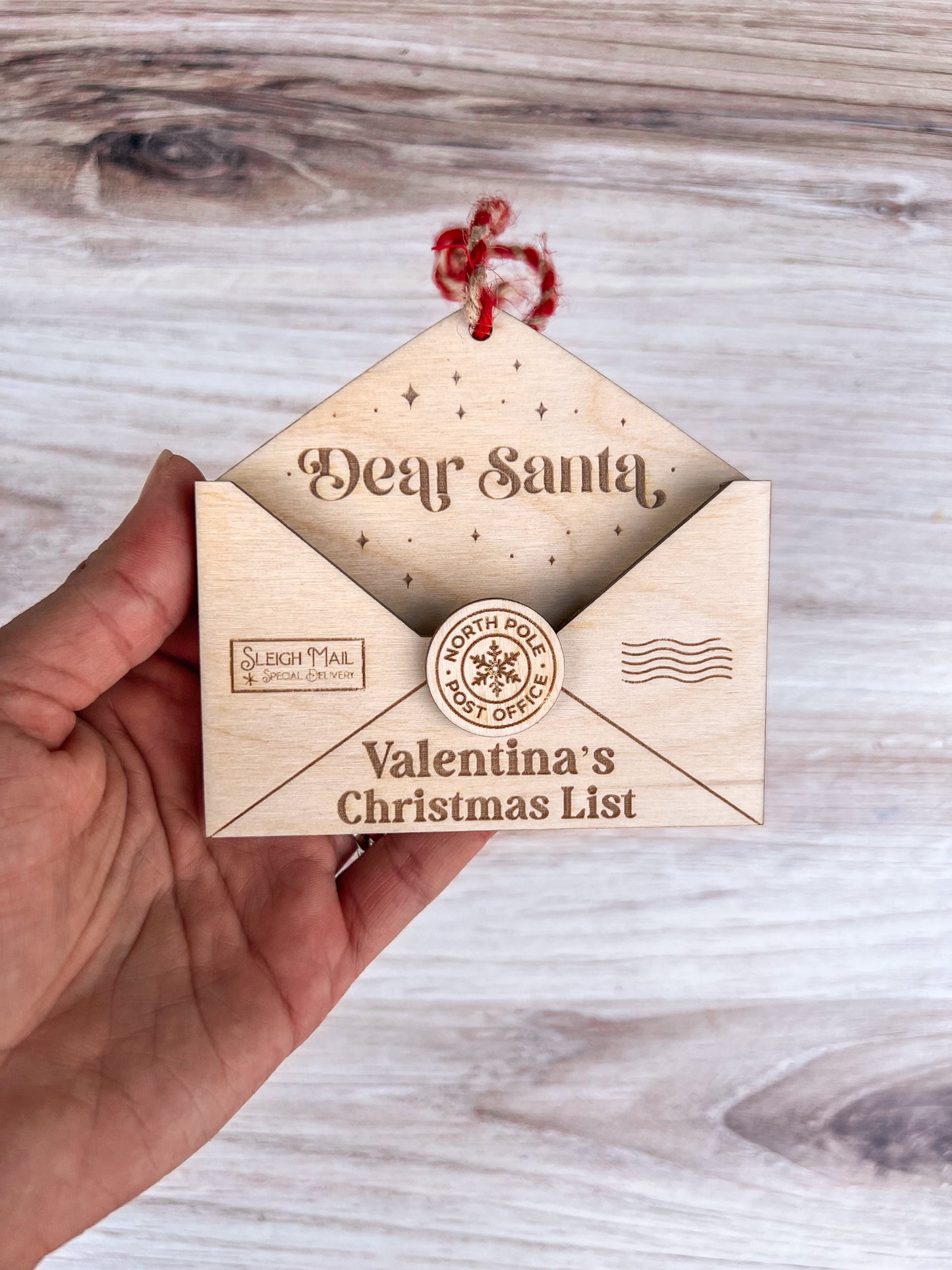 Dear Santa Christmas List Ornament