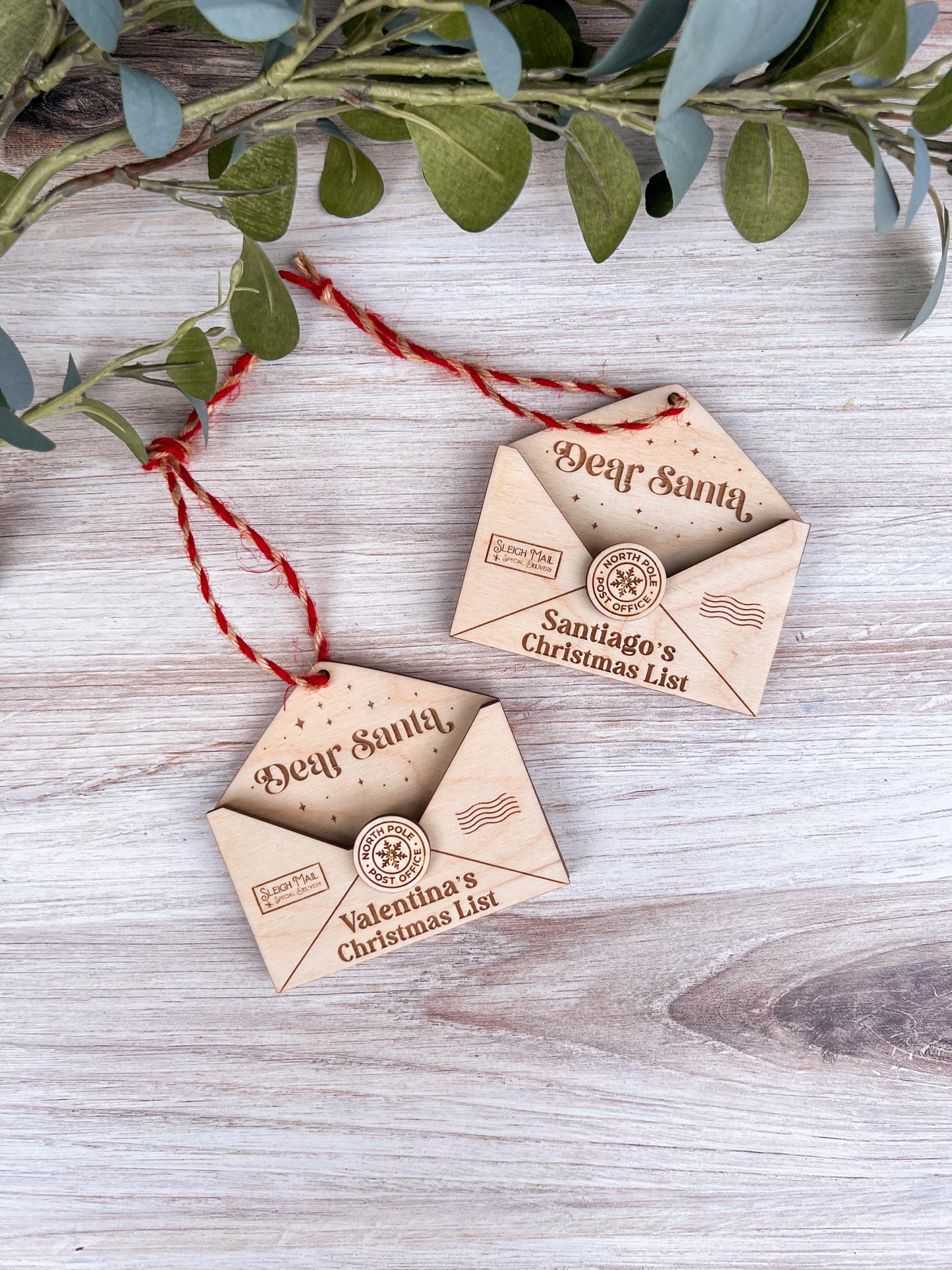 Dear Santa Christmas List Ornament