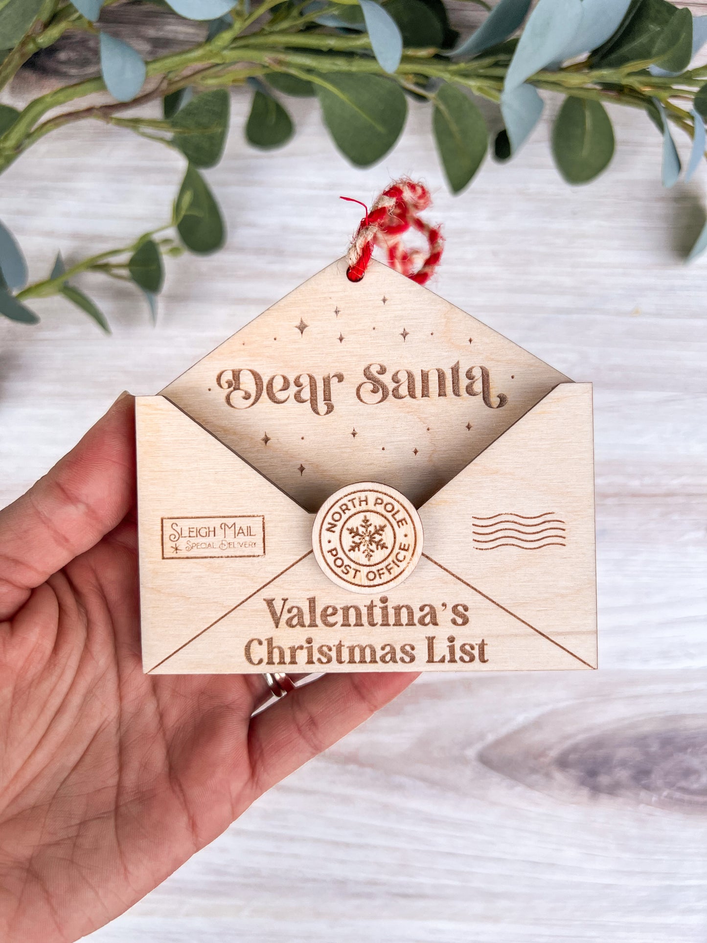 Dear Santa Christmas List Ornament