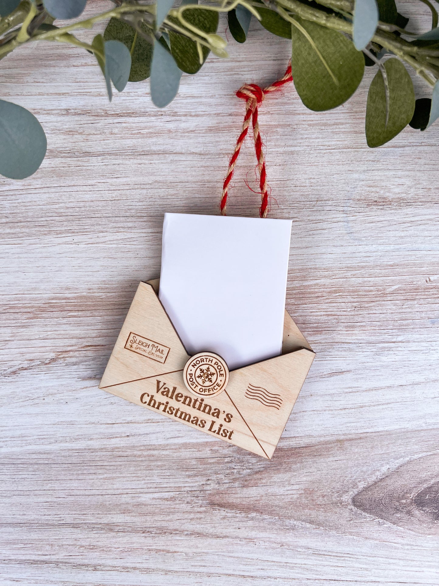 Dear Santa Christmas List Ornament