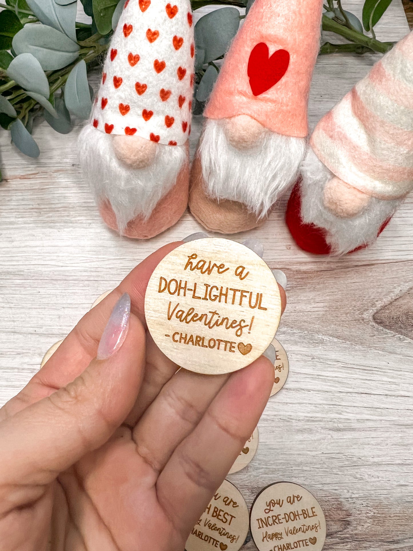 Valentine's Play Doh Tags