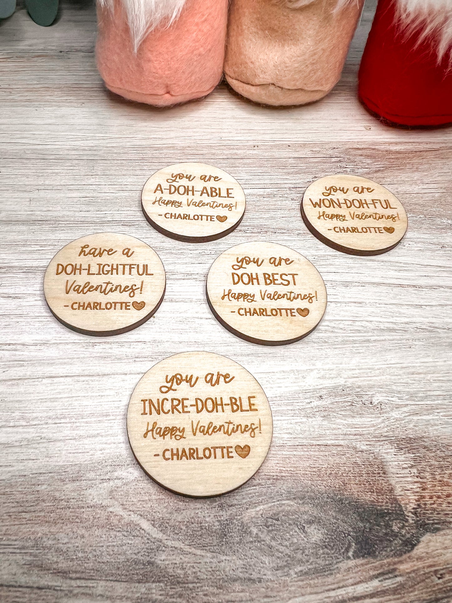 Valentine's Play Doh Tags