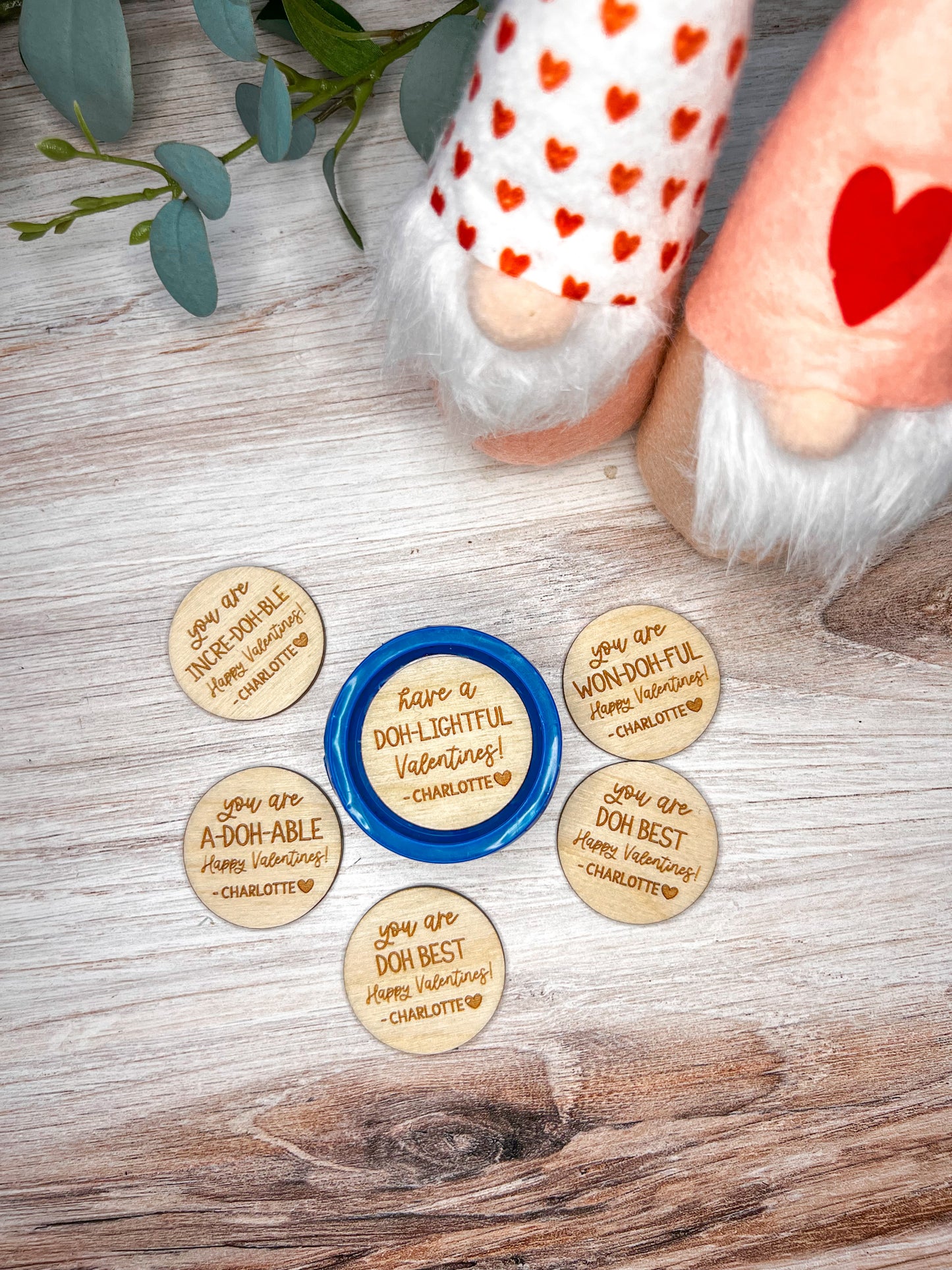 Valentine's Play Doh Tags