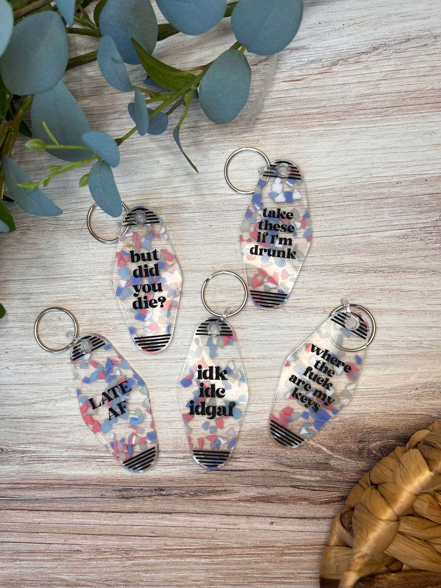 Unfiltered Motel Keychain