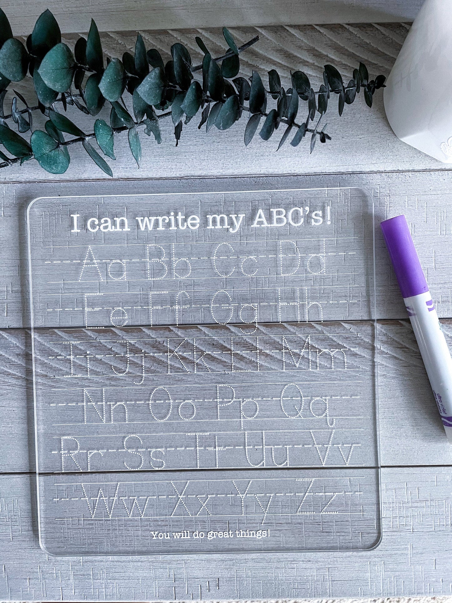 ABC’S Tracing Board