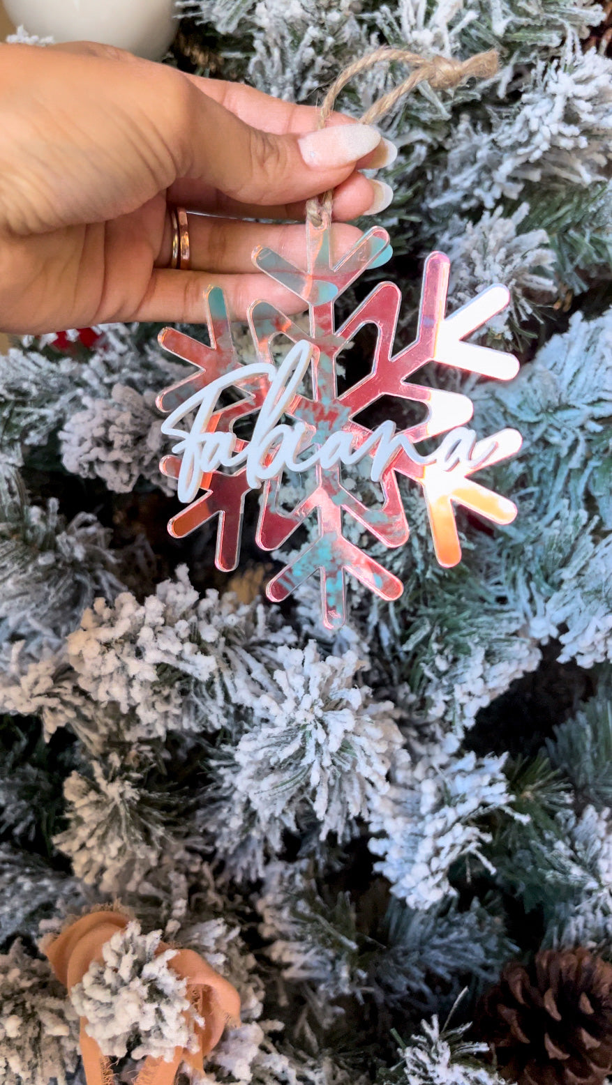 Snowflake Christmas Ornament