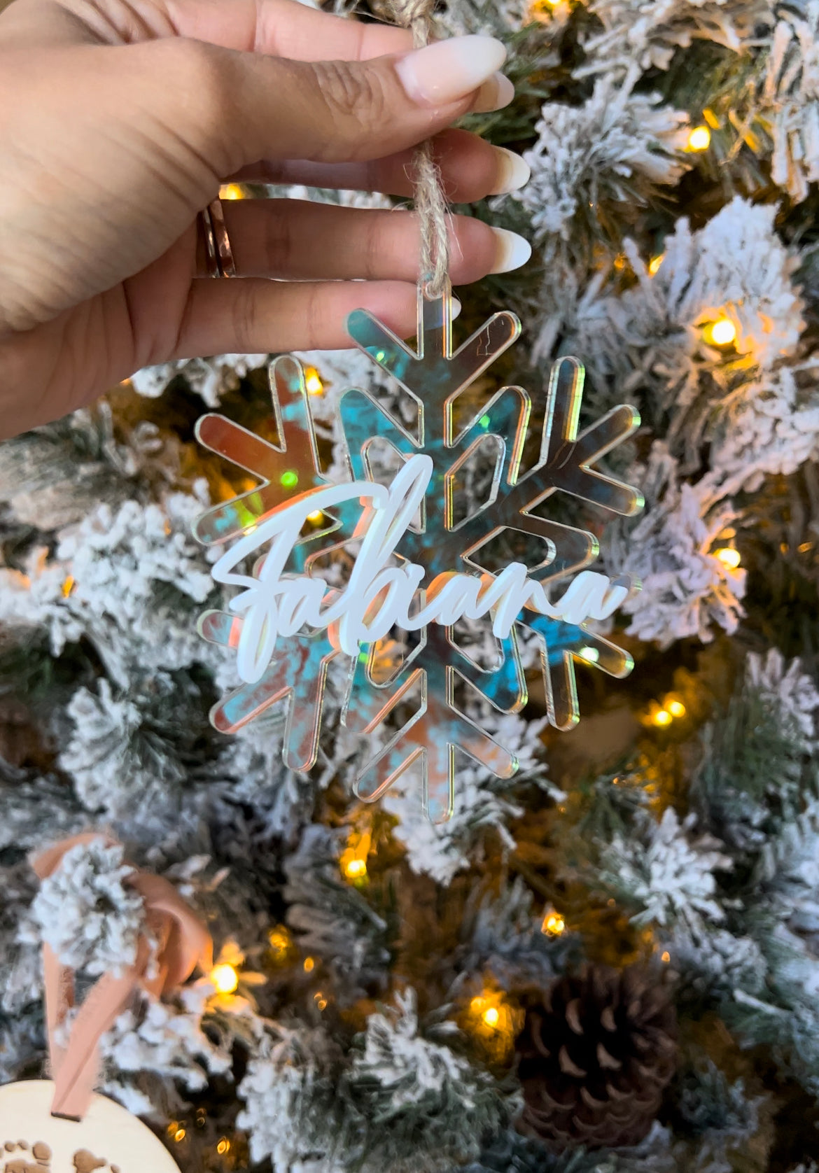 Snowflake Christmas Ornament