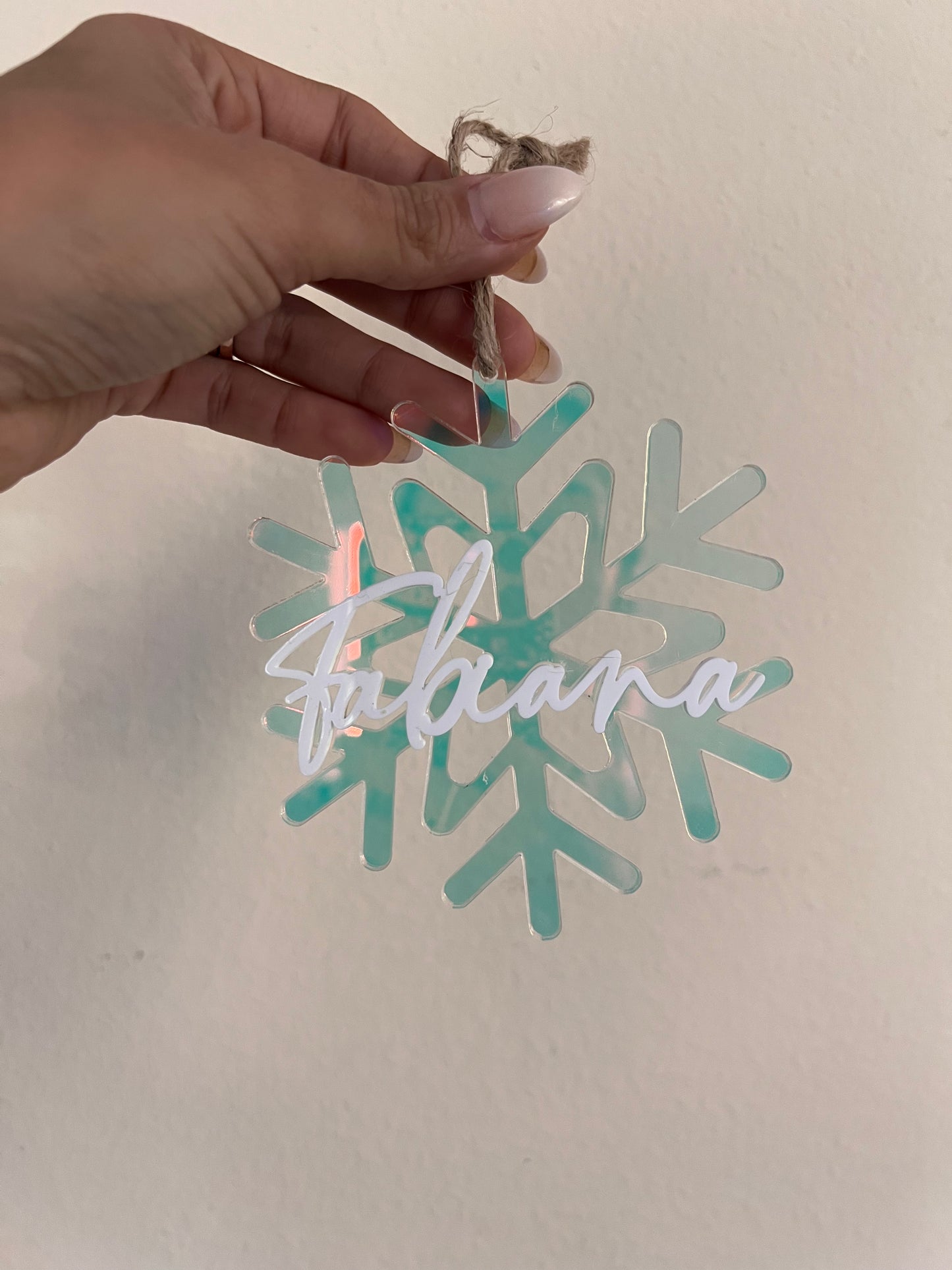 Snowflake Christmas Ornament