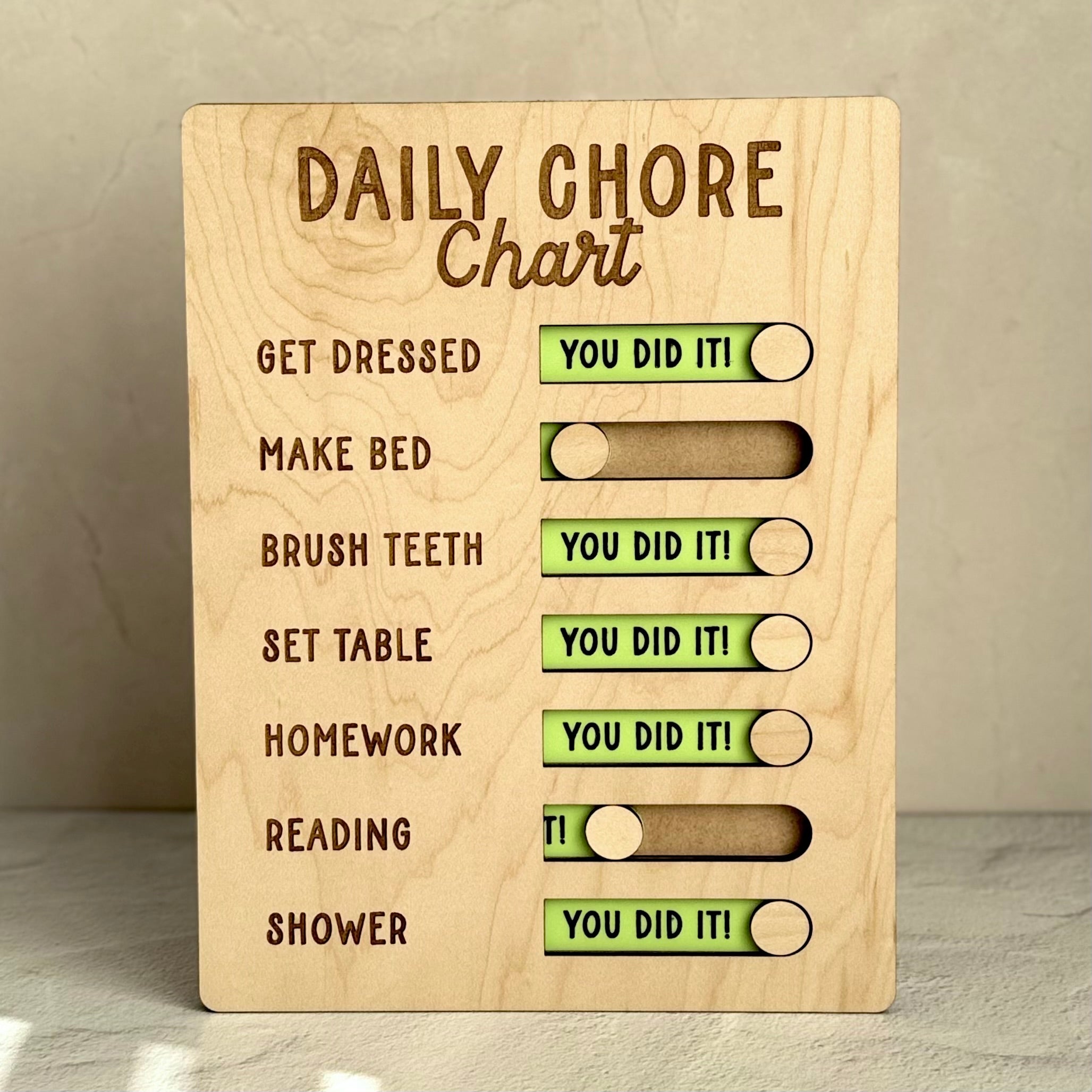 Personalized Daily Chore Chart – Fabi Design Studio